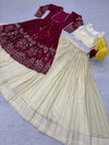 PC 556 Shimmer Lehenga With Blouse And Shrug Exporters In India